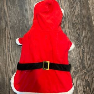 Dog Santa outfit size Large